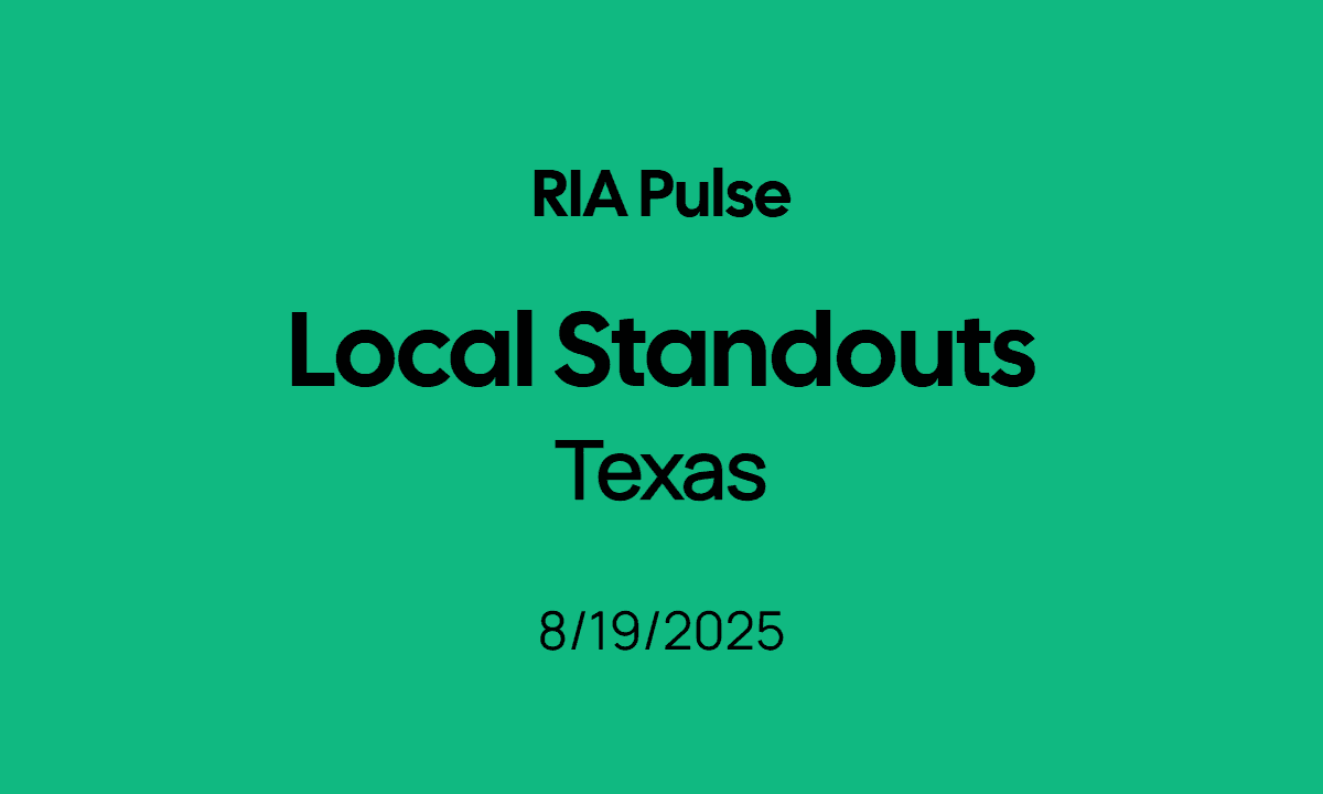 Cover Image for RIA Pulse Local Standouts: Texas
